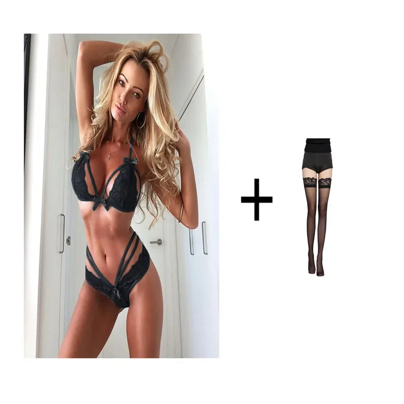 Laced Exotic Lingerie Set