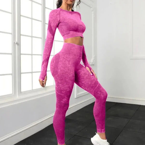 Seamless Two Piece Sportwear Set